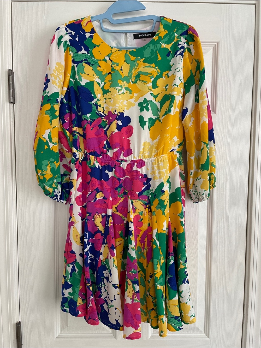 Sugarlips godet mini dress size small